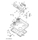 Diagram for 1 - Control Panel & Cooktop