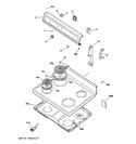 Diagram for 1 - Control Panel & Cooktop