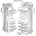 Diagram for 1 - Refrigerator Doors