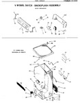 Diagram for 1 - V Model Dryer - Backsplash Assembly