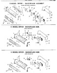 Diagram for 1 - V Model Dryer - Backsplash Assembly