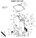 Diagram for 3 - Cabinet Asm. (gas)