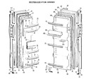 Diagram for 1 - Refrigerator Doors