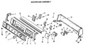 Diagram for 1 - Backsplash Assembly