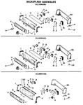 Diagram for 1 - Backsplash Assemblies