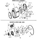 Diagram for 3 - Drum & Duct Assembly