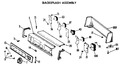 Diagram for 1 - Backsplash Assembly