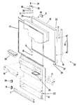 Diagram for 1 - Refrigerator Door Parts