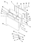 Diagram for 2 - Freezer Door Parts