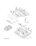 Diagram for Control Panel & Cooktop