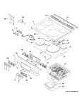 Diagram for Control Panel & Cooktop