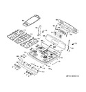 Diagram for Control Panel & Cooktop