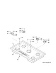 Diagram for Control Panel & Cooktop