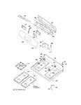 Diagram for Control Panel & Cooktop