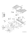 Diagram for Control Panel & Cooktop