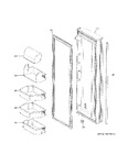 Diagram for Fresh Food Door - Rh