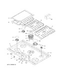 Diagram for Control Panel & Cooktop