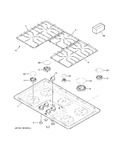 Diagram for Control Panel & Cooktop