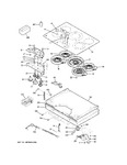 Diagram for Control Panel & Cooktop