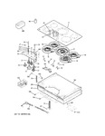 Diagram for Control Panel & Cooktop