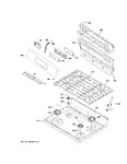 Diagram for Control Panel & Cooktop