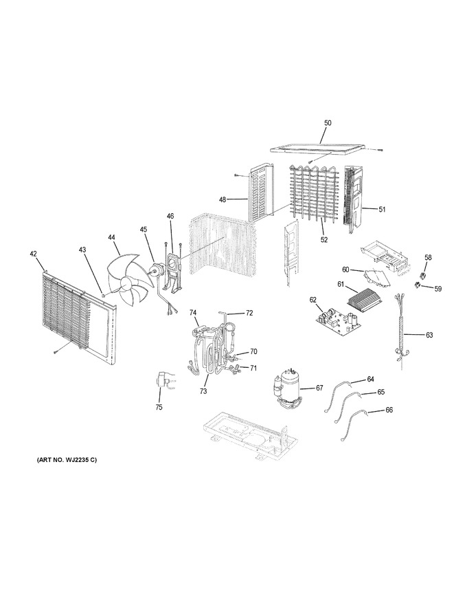 General Electric WJ53X23635 | Coast Appliance Parts