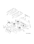 Diagram for Control Panel & Cooktop