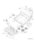 Diagram for Control Panel & Cooktop