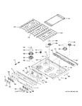 Diagram for Control Panel & Cooktop