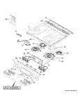 Diagram for Control Panel & Cooktop