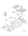 Diagram for Control Panel & Cooktop