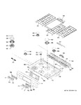 Diagram for Control Panel & Cooktop