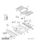 Diagram for Control Panel & Cooktop