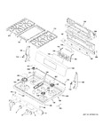 Diagram for Control Panel & Cooktop