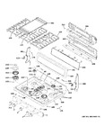 Diagram for Control Panel & Cooktop