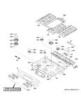 Diagram for Control Panel & Cooktop