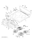 Diagram for Control Panel & Cooktop