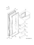 Diagram for Fresh Food Door