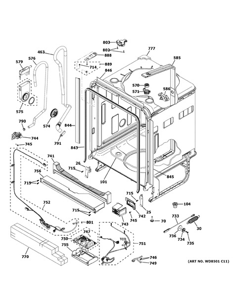 WD30X28098 - GE Insulation Bag Assembly