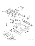 Diagram for Control Panel & Cooktop