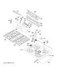 Diagram for Control Panel & Cooktop