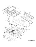 Diagram for Control Panel & Cooktop