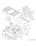Diagram for Control Panel & Cooktop