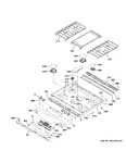 Diagram for Control Panel & Cooktop