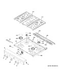 Diagram for Control Panel & Cooktop