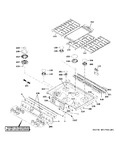 Diagram for Control Panel & Cooktop