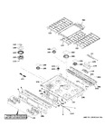 Diagram for Control Panel & Cooktop