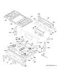 Diagram for Control Panel & Cooktop