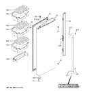 Diagram for Fresh Food Door - Lh