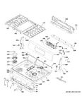 Diagram for Control Panel & Cooktop